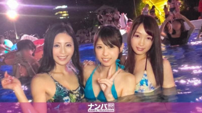 200GANA-1851 우리는 나이트 풀에서 최첨단 &quot;에로 큐트&quot;아마추어 소녀 3 명을 데리러 호텔로 데려가 대난교 6P에 던졌습니다!