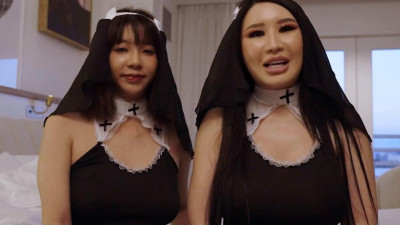 Madou Media Films.MMG-005.Wu Mengmeng.Dressed up as a nun with an American actress