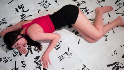 Tianmei Media.TMW133.Li Er.Dad&#039;s human body calligraphy