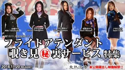 Tokyo-Hot-n1346 무수정 승무원 엿보는 경호원 특집 2부