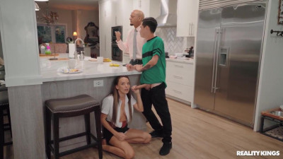 Busy MILF Pranked By Sneaky Cock