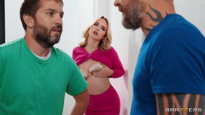 Cheating Wife Breaks Door For Dick